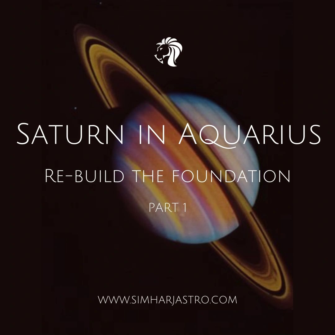 Saturn in Aquarius (PART1)